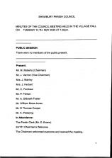 Shawbury minutes 13-05-25.
